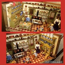 Mini Mundus - komplette Küche, Puppenstube / Küche, Möbel, Familie, Geschirr