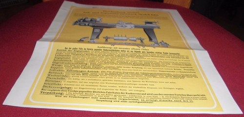 Werkzeug prospekt blatt - werkzeug, alt