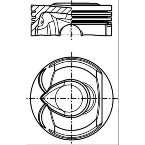 Kolben mahle 039 - pi, 00123