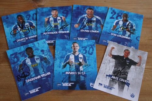 Autogrammkarten hertha bsc - autogrammkarten,
