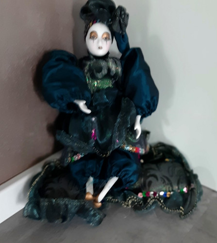 Harlekin auf kissen - kissen, mit