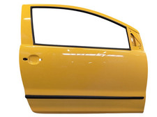 Tür Türe vorne rechts 3-Türer Imolagelb LY1C für VW  FOX SCHRÄGHECK (5Z1, 5Z3,