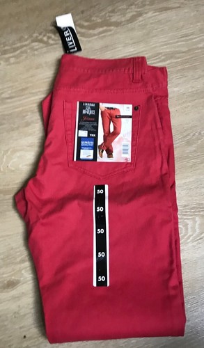 Livergy herren jeans hose rot - herren,