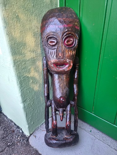 Papua neu genua holzfigur - neu,