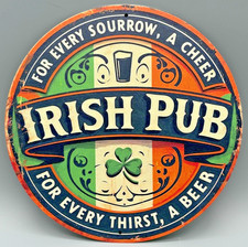 *Metall/Blech-Schild-"Irish