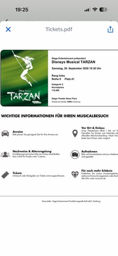 Disney musical tarzan 2 - -,