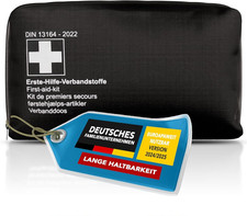 KFZ Verbandskasten Verbandstasche 2025 Verbandtasche DIN13164 Erste Hilfe SCHWAR