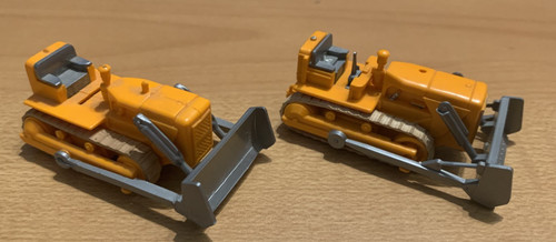 Wiking 655 planierraupe - 2x,