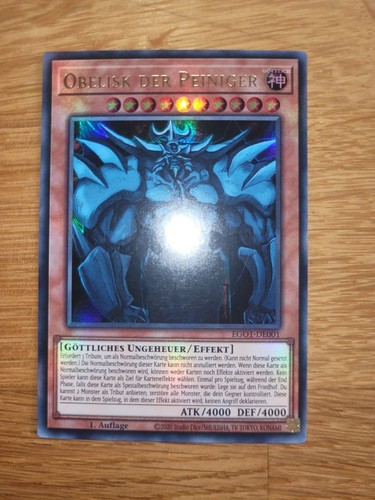 Yugioh obelisk der peiniger - obelisk,