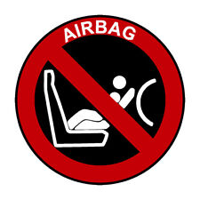 Aufkleber Airbag Hinweisschild