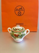 Hermes Porzellan " Le Jardin de Pythagore "  Zuckerdose