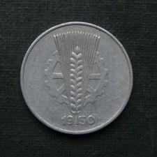 PF) DDR 10 Pfennig 1950 "A" Deutschland / Germany / Nemezko / Alemán / D