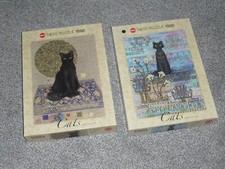 Jane Crowther BLACK CAT Heye Puzzle 1000 T  * Katzen * Cats