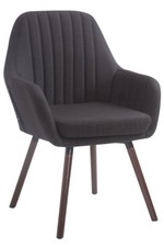 Stuhl Florian Stoff Holzbeine