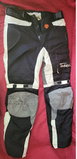 Damen Motorradhose - TUAREG -schwarz, weiß, grau - Größe S