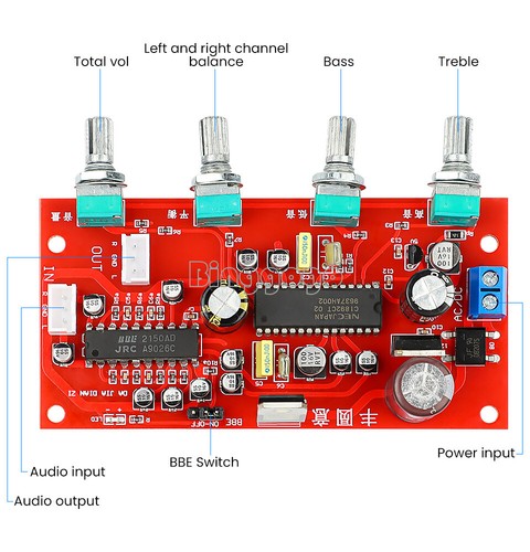 Upc1892 hifi stereo preamp - upc1892,
