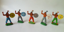 5 Indianer alte DDR HartGummi