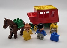 1998 Lego Duplo 2433 - Postkutsche - Kutsche mit Pferd - Westernkutsche