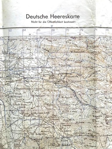 Deutsche heereskarte - deutsche,