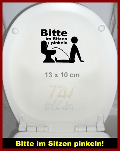 Toiletten sticker 10 - sticker, 13