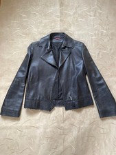 Schwarze Lederjacke von