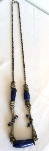 Vintage boho halskette mit - vintage,