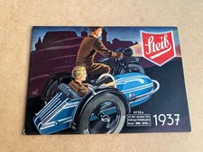 original Vorkrieg Steib Beiwagen Seitenwagen Prospekt Katalog 1937 4097-12
