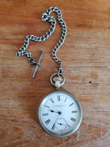 Antike waterbury taschenuhr - waterbury,