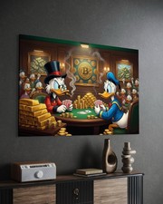 Dagobert Duck Leinwand Bild