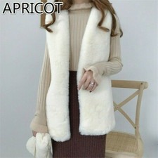 Damen Kunst Hase Pelz Weste