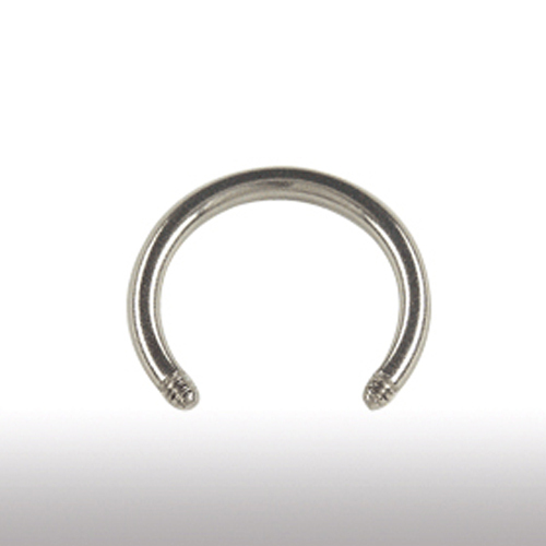 6mm titan hufeisen piercing - 1,6mm,