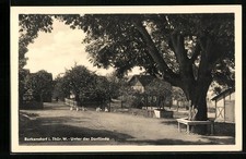 Ansichtskarte Burkersdorf /Thür. Wald, Unter der Dorflinde 