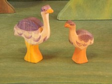 Ostheimer  Vogel Strauß mit Kind