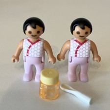 Playmobil Twin Baby Girls Pink