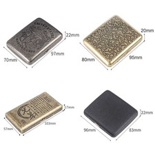 Zigarettenetui Metall Bronce