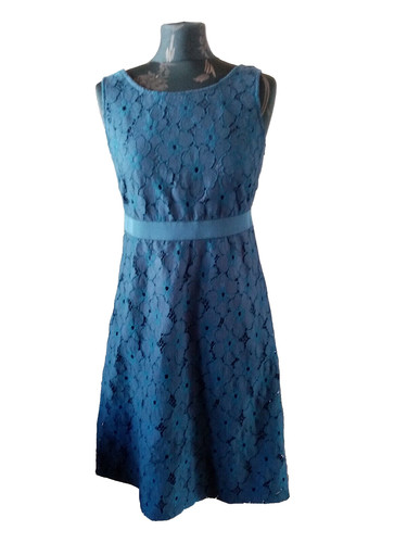Cream kleid blau - blau,, gr.