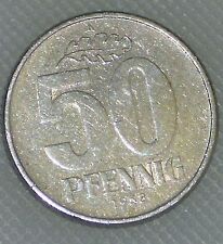 DDR 50 Pfennig 1958 bis 1986