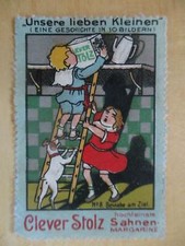 (7887) Reklamemarke - Clever Stolz Sahnen-Margarine