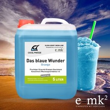 Slush Sirup Eis Das Blaue