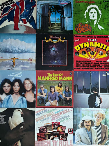 12x vinyl konvolut - 12x, lp