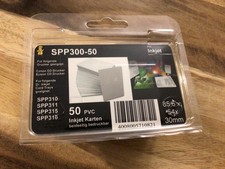 50 weiße Inkjet PVC Karten