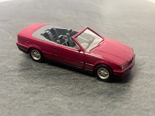 Modellauto bmw cabrio weinrot - modellauto,