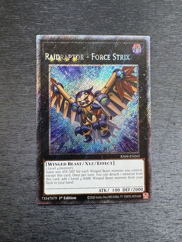 Yugioh raidraptor force strix - yugioh!,