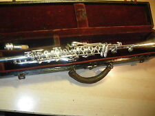  SCHÖNE METALLKLARINETTE IN B "RAY LAMMERS" -USA -VERSILBERT-GENERALÜBERHOLT