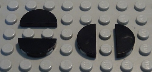 Lego fliese kachel halb rund - lego,