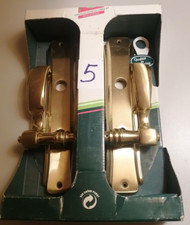 ZIMMERTUER-BESCHLAG Nr. 5 "Atlantis" POL.-SAT. MASSIV MESS.GEGOSSEN