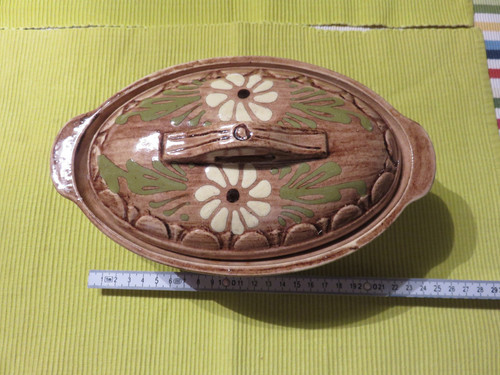 Ovale auflaufform mit deckel - mit,