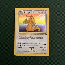 Pokemon - Dragoran - 4/62 - Fosil - Vintage - Holo - Englisch - Dragonite
