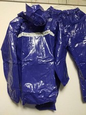 Blueish high gloss thick PVC