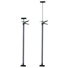 MAUK® Profi Tür Zargenspanner 2er Set Teleskopstütze Grau für Katzennetz /B-Ware